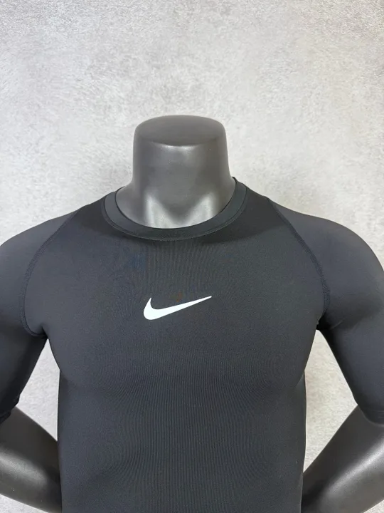 View 3 of Black Short Sleeve Compression Shirt · Style 003