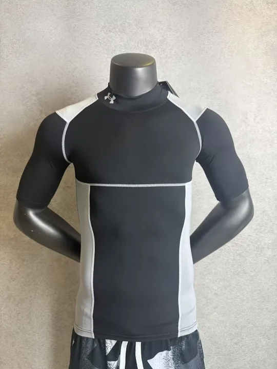 Black Short Sleeve Compression Shirt · Style 207