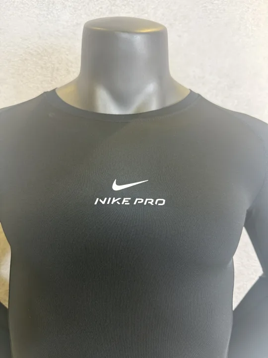 View 4 of Black Long Sleeve Compression Shirt · Style 101-4