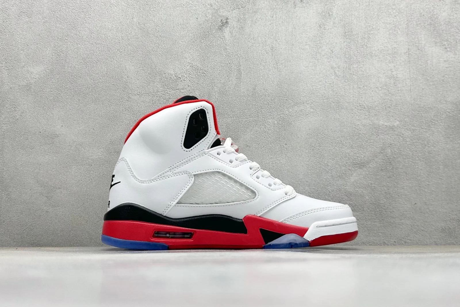 Air Jordan 5 High | Fire Red Black Tongue | HQ7978-101