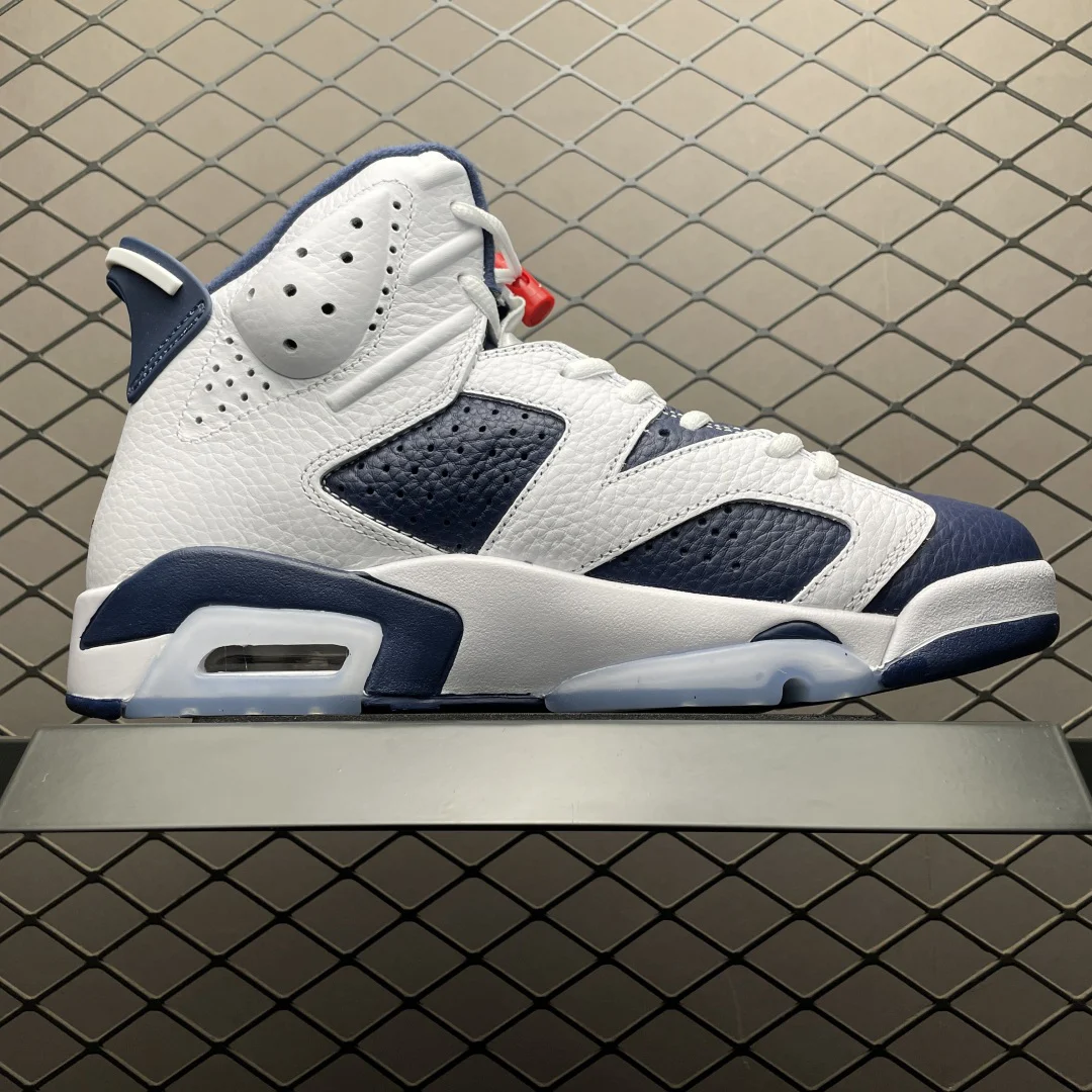 Air Jordan 6 High | White and Midnight Navy | CT8529-164