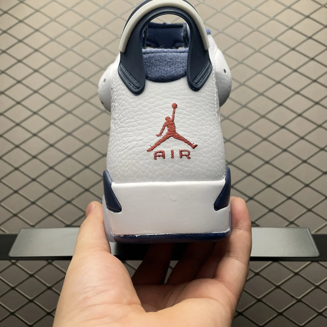 Air Jordan 6 High | White and Midnight Navy | CT8529-164
