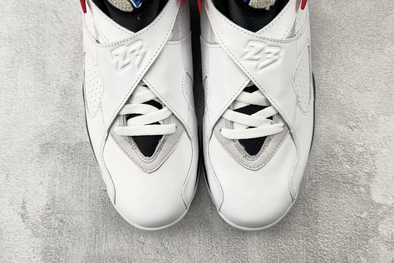 Air Jordan 8 High | White and True Red | 305381-100