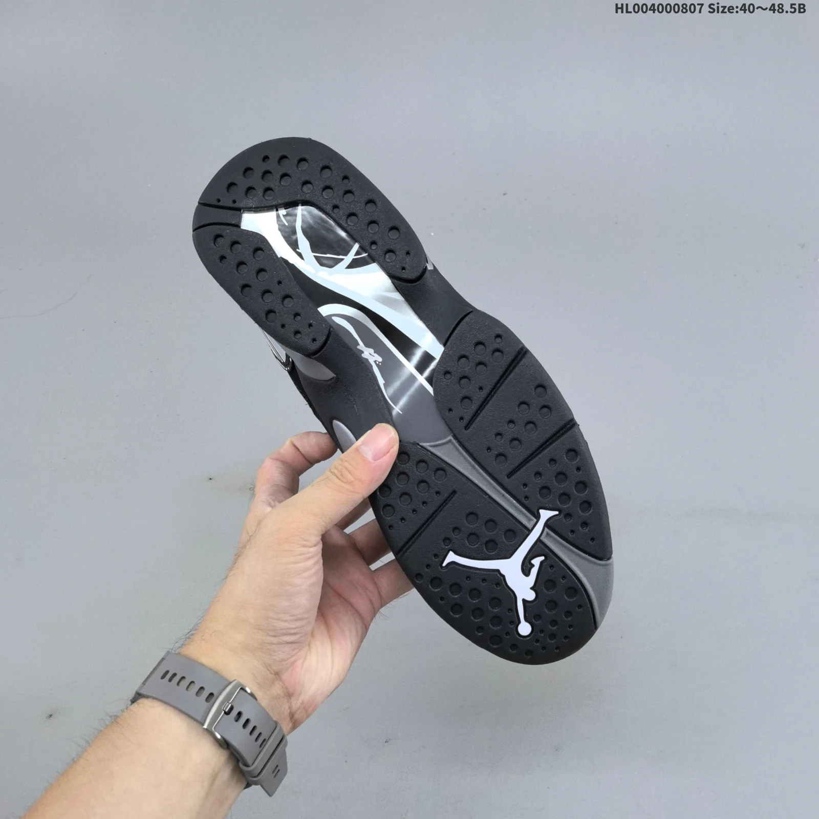 Air Jordan 8 High | Chrome Black and Light Graphite | 305381-007