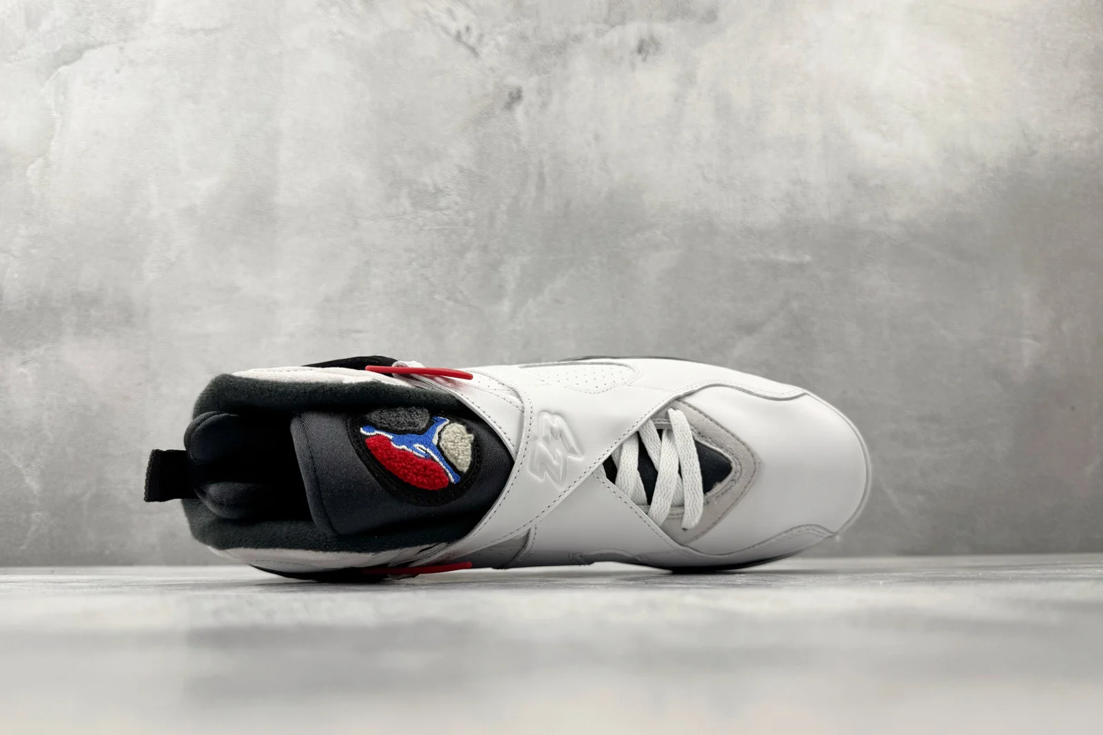 Air Jordan 8 High | White and True Red | 305381-100
