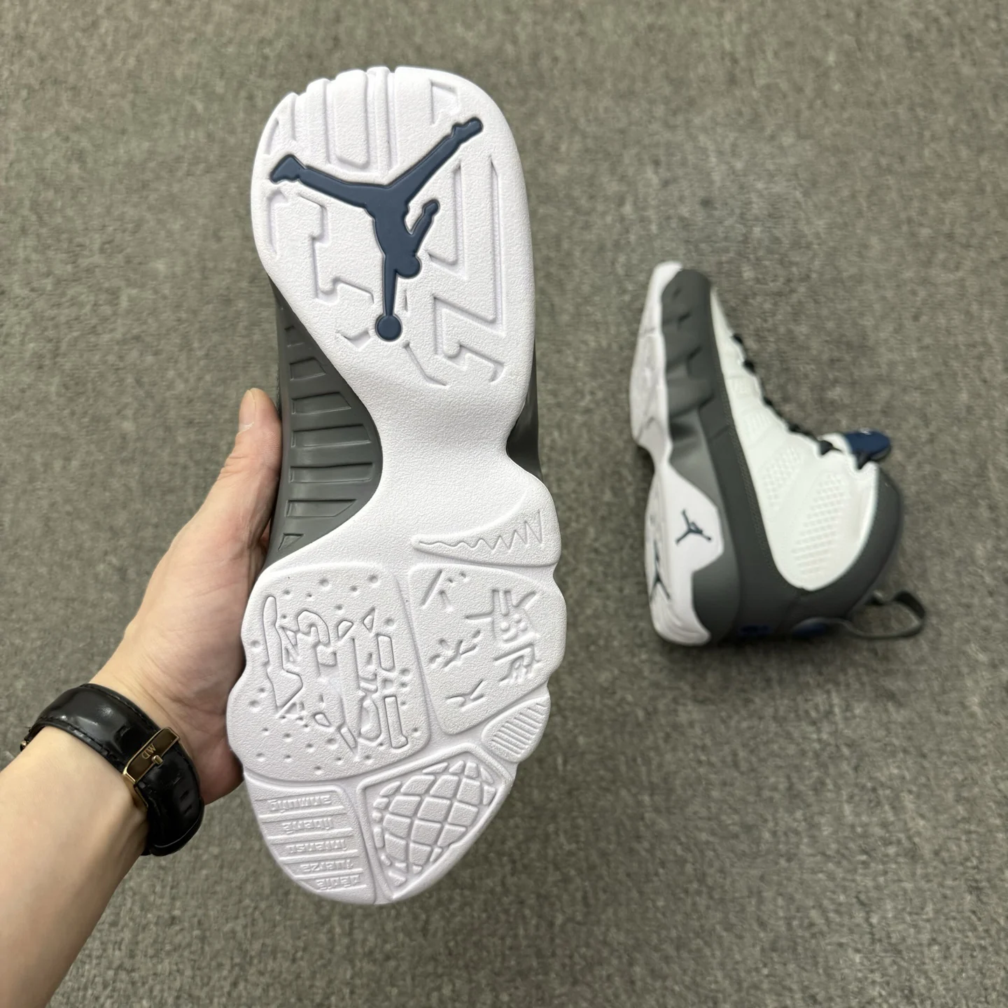 Air Jordan 9 High | Flint Grey and French Blue | HV4794-100