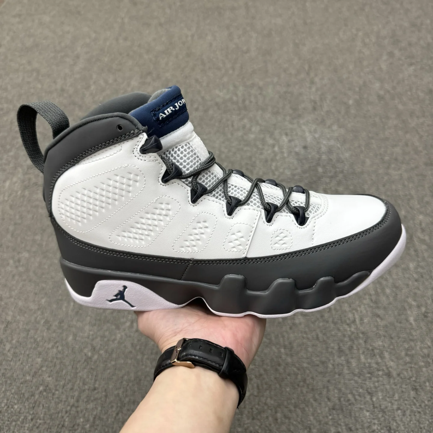 Air Jordan 9 High | Flint Grey and French Blue | HV4794-100
