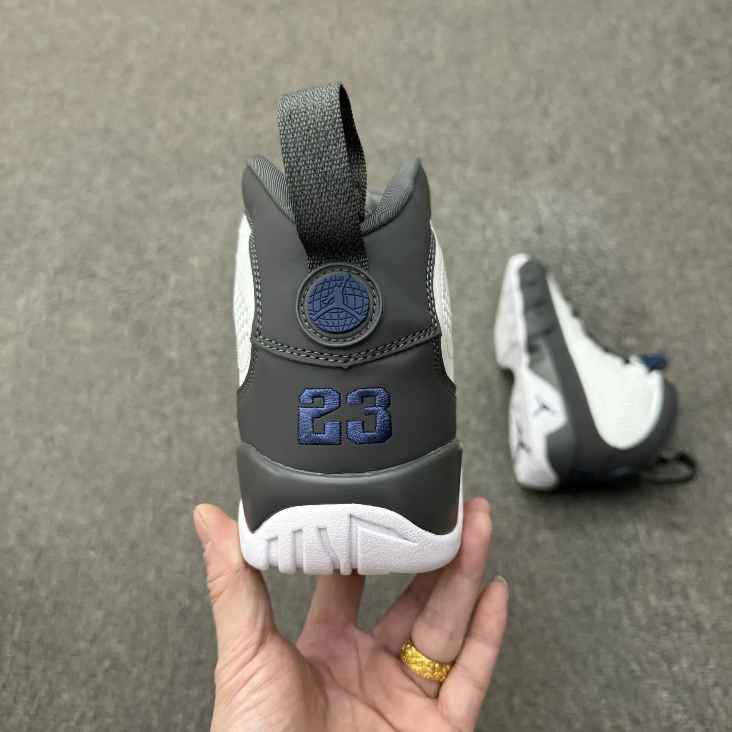 Air Jordan 9 High | Flint Grey and French Blue | HV4794-100