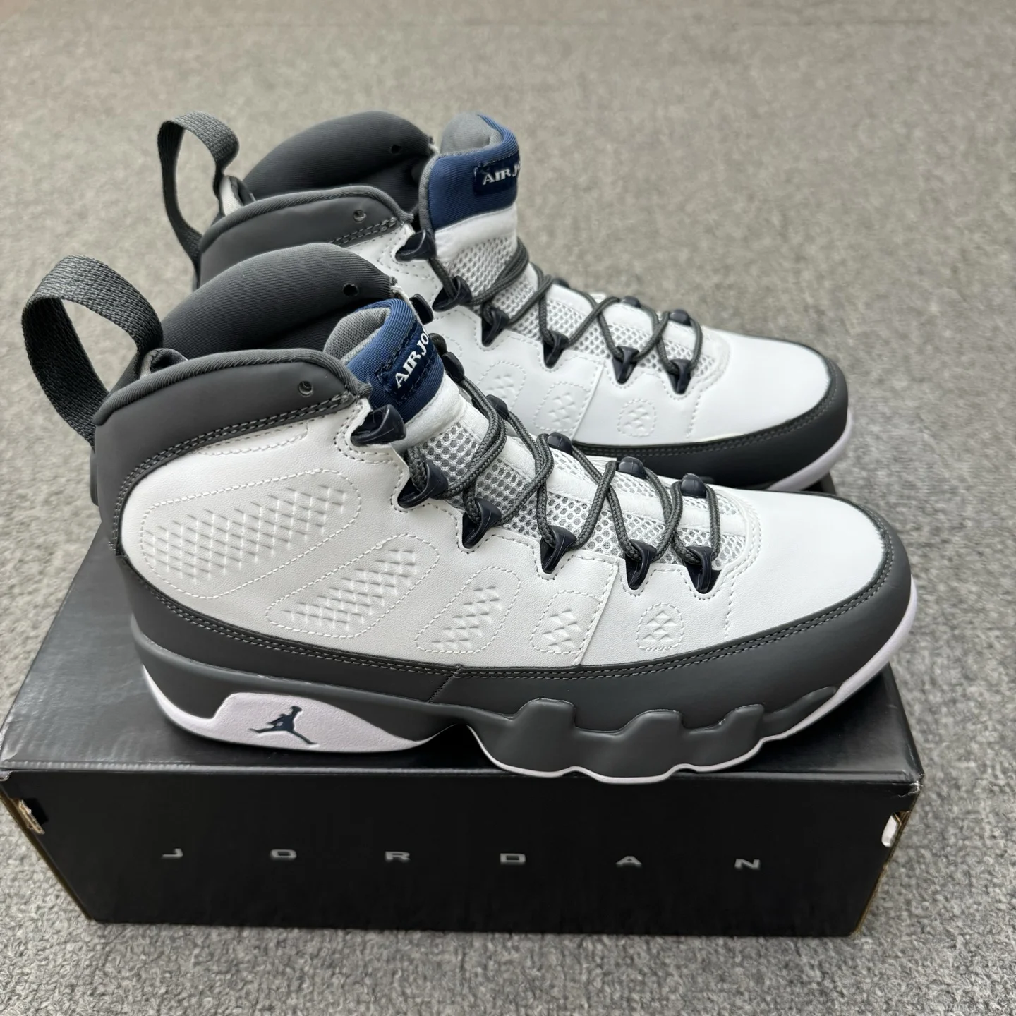 Air Jordan 9 High | Flint Grey and French Blue | HV4794-100