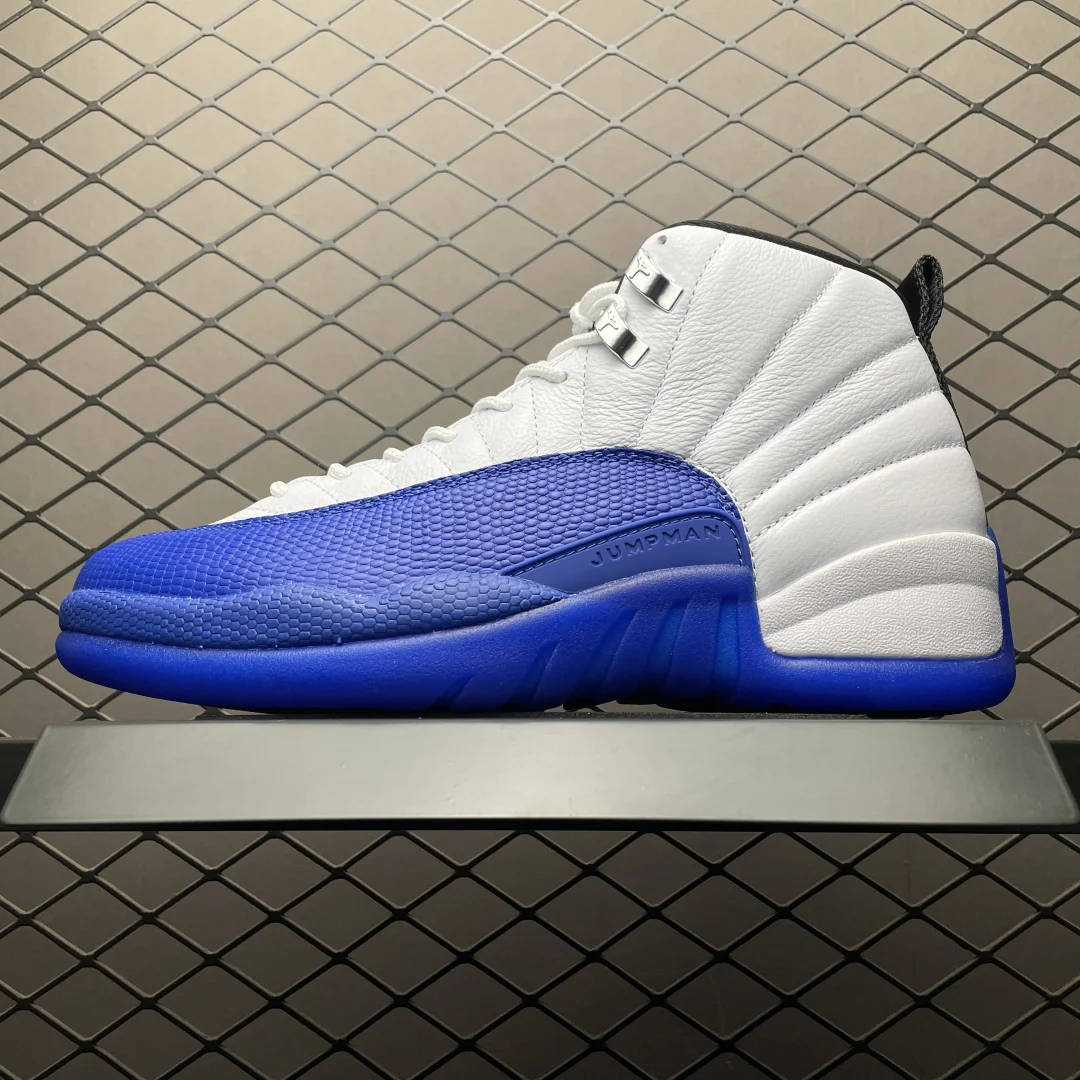 Air Jordan 12 High | White & Game Royal | CT8013-140