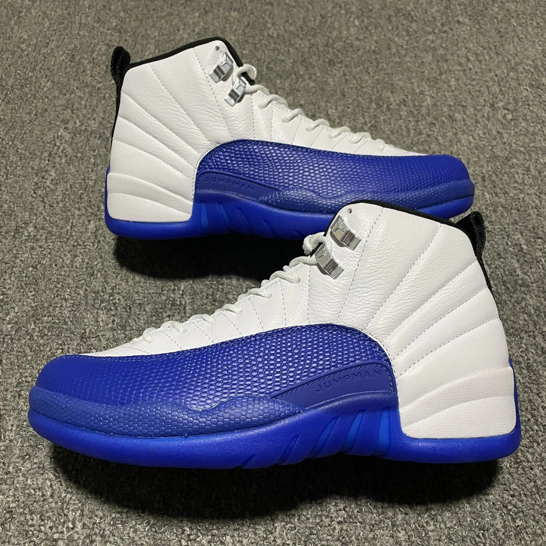 Air Jordan 12 High | White & Game Royal | CT8013-140