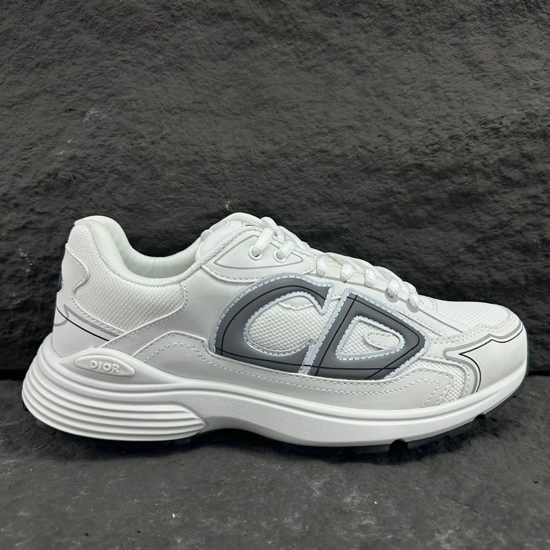 Dior B30 Countdown Sneaker | White Technical Mesh and Fabric