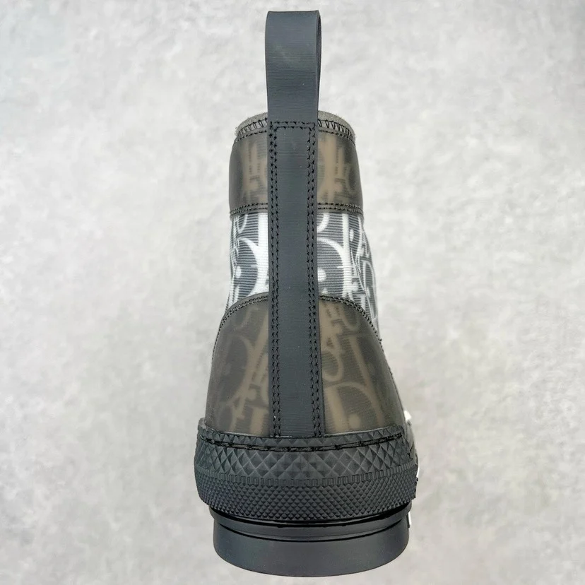 Dior B23 League High-Top and Low-Top Sneakers | High · Black Oblique Jacquard