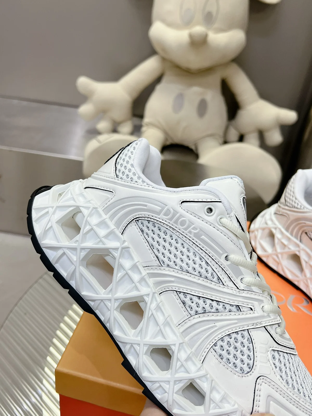 Dior B35 NXXT Sneaker | White Technical Fabric and Mesh