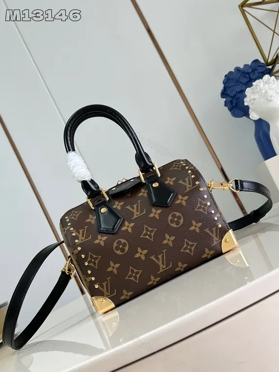 Structured Monogram Satchel: Luxe Hardware Carryall — view 1