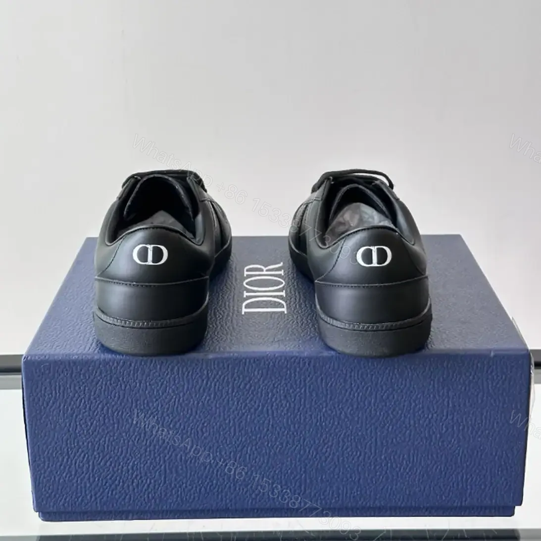 View 6 of DIOR B01 MATCHPOINT SNEAKERS BLACK SMOOTH CALFSKIN – CD224