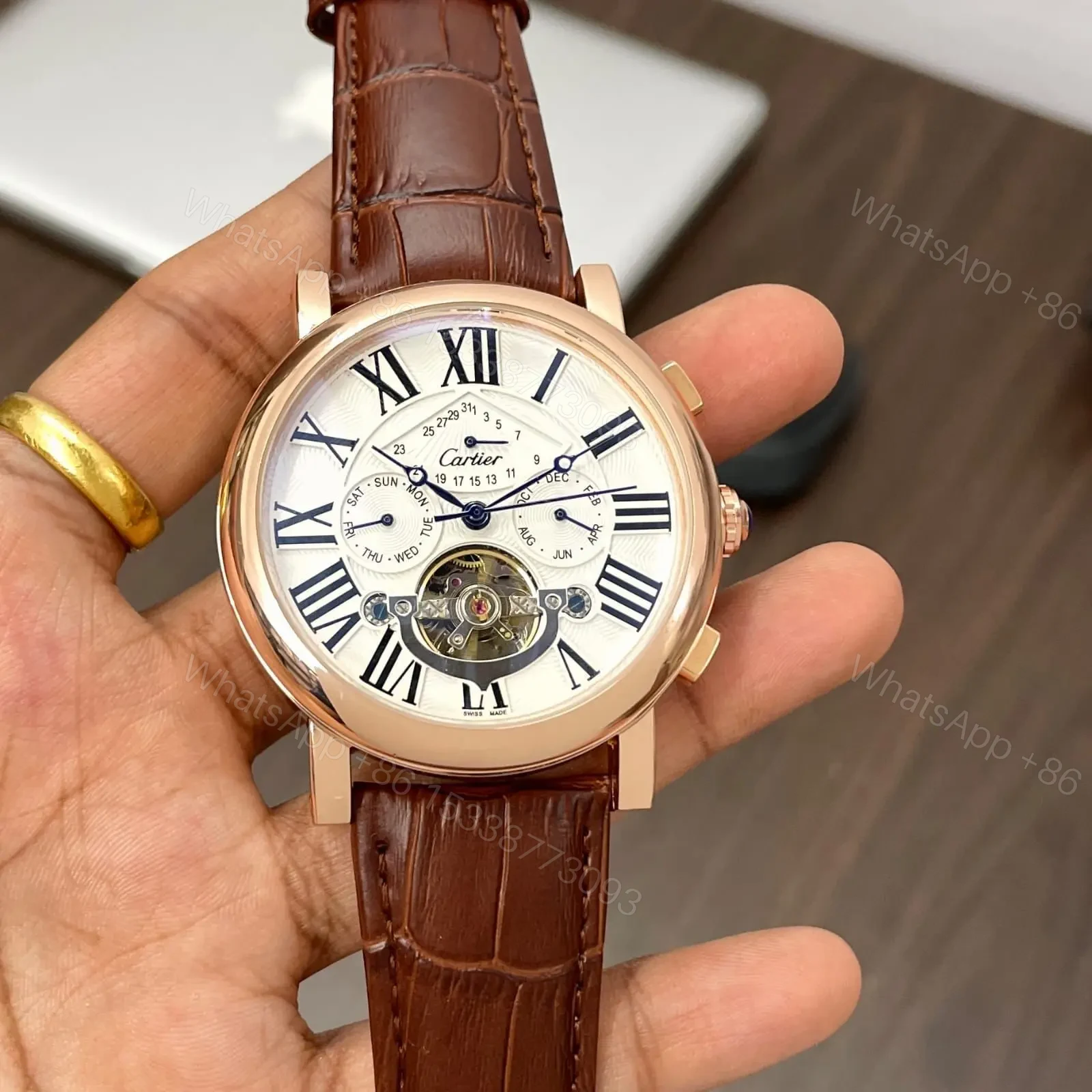 Cartier For Men’s Rotating Tourbillon Machinery — view 1