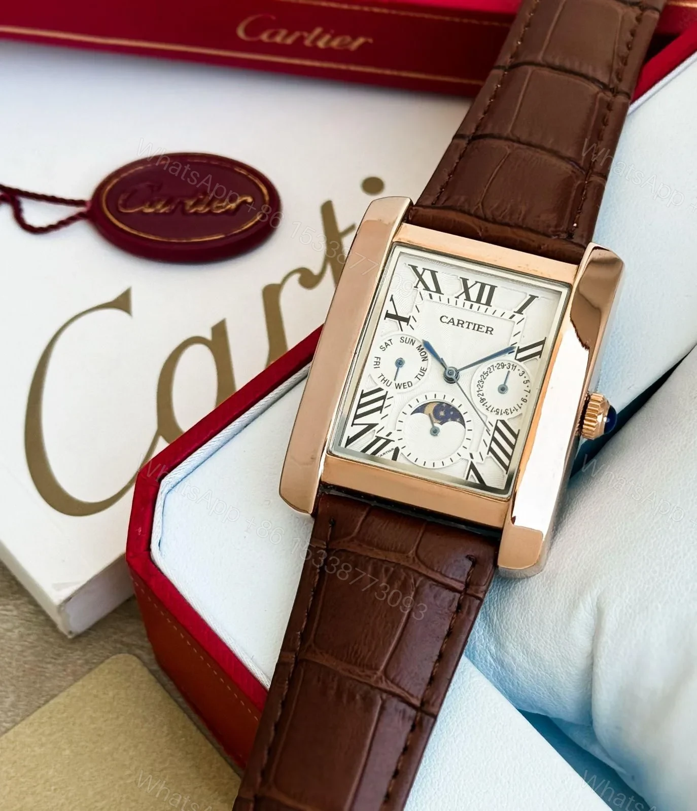 Cartier Super Slim Diastar Square — view 1