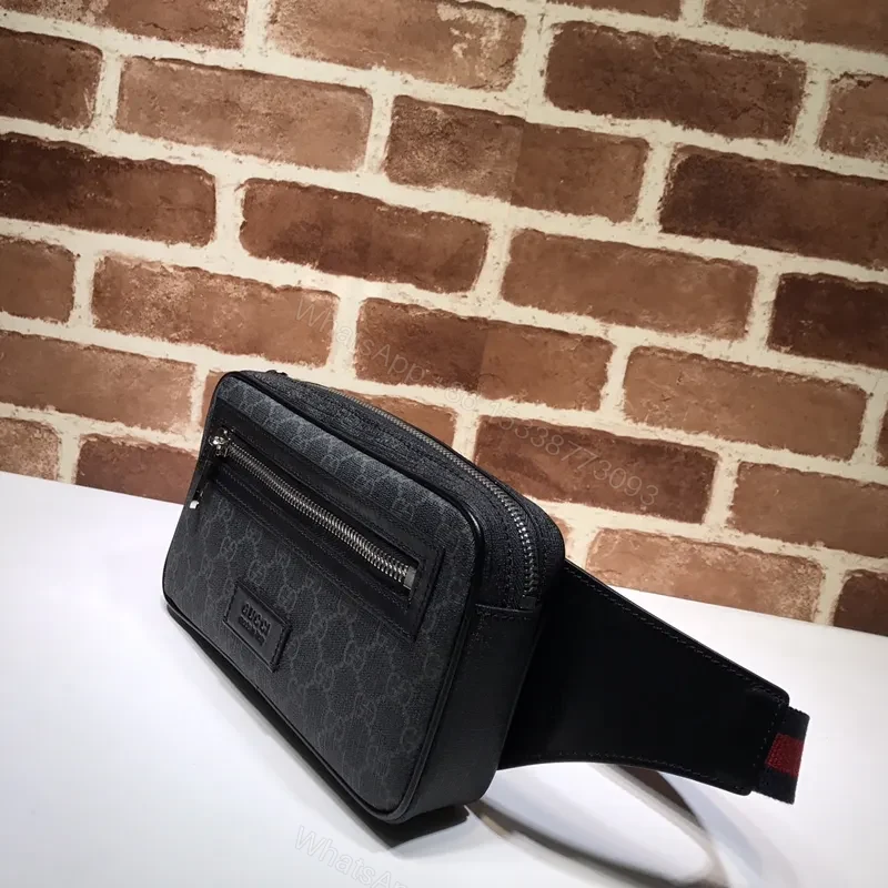 View 5 of GUCCI GG Supreme Black Belt Bag Black