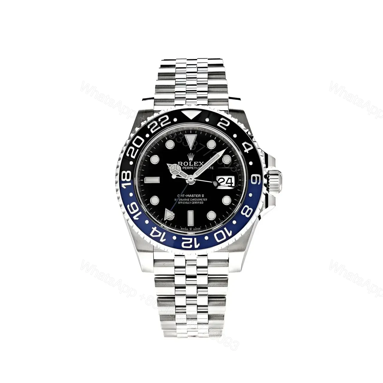 Rolex GMT Master II Oyster Bracelet 126710BLNR | Master Copy Watches — view 1