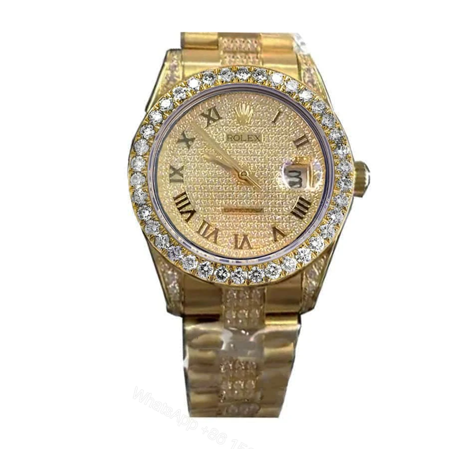 Rolex Datejust 41 126334 Super Clone : Steel Fluted Bezel White Roman Dial — view 1