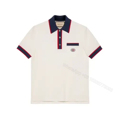 Gucci Cotton piquet polo with Interlocking G — view 1