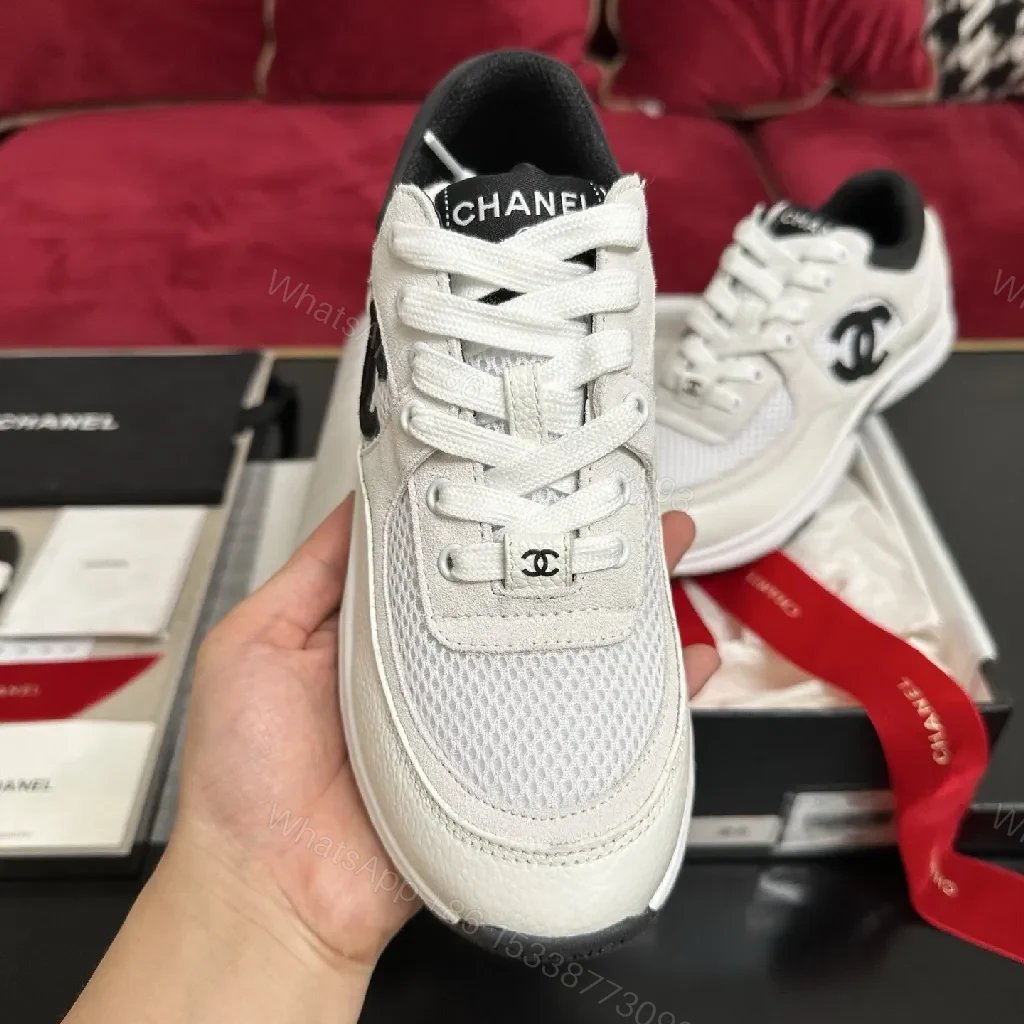 View 6 of Chunky White Luxury Trainers: Designer-Inspired Sneakers
