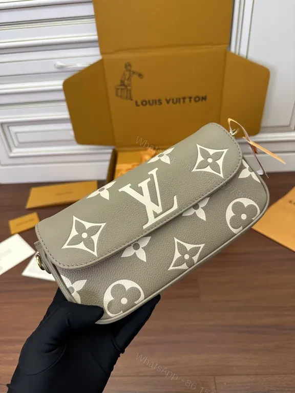 View 8 of Patterned Monogram Crossbody: Luxe LV-Inspired Compact Bag