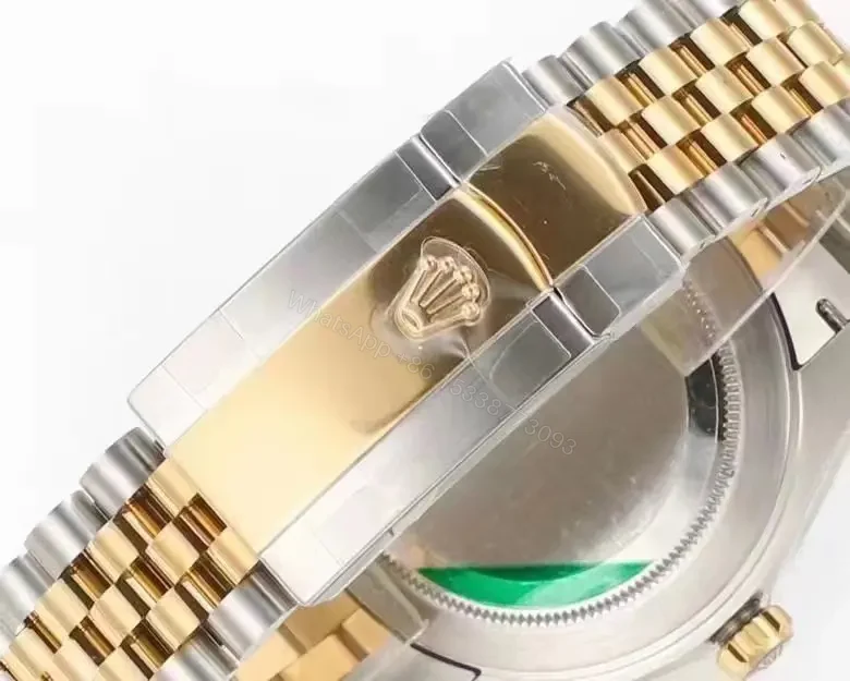 EW Factory Clean Factory ROLEX Datejust 41mm Black Two-Tone Watch — view 1