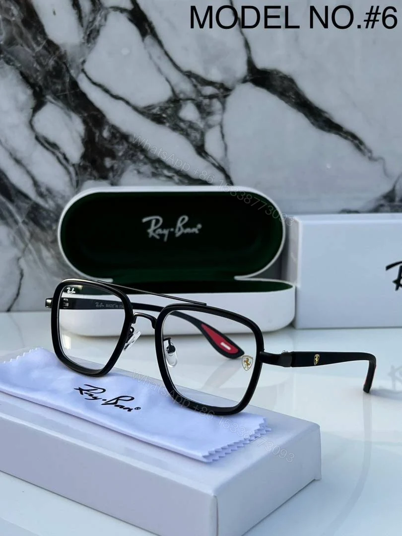 First Copy Rayban 06 Black Plano Premium Luxury Sunglasses Online — view 1