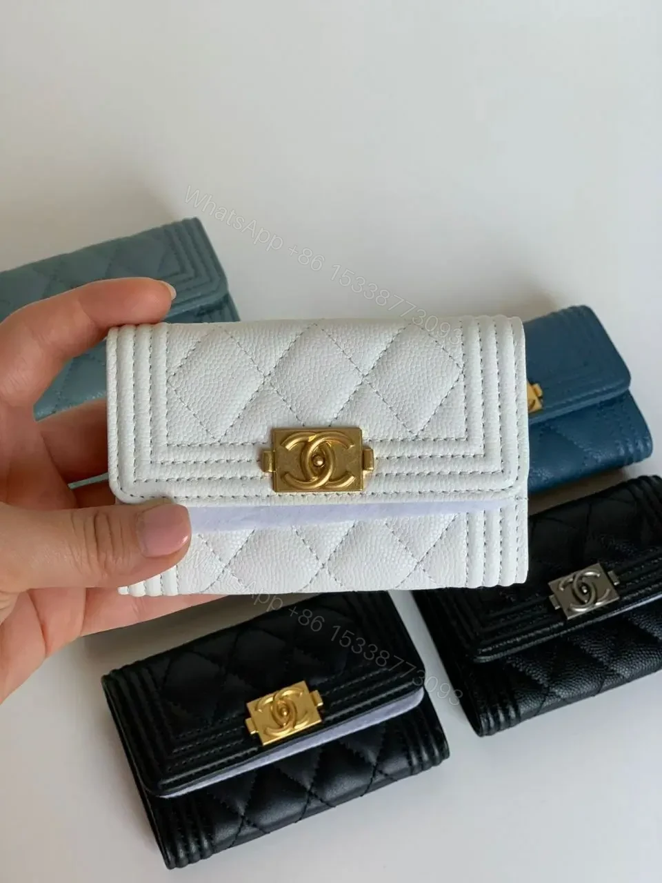 Chanel Boy Flap Card Holder — view 1