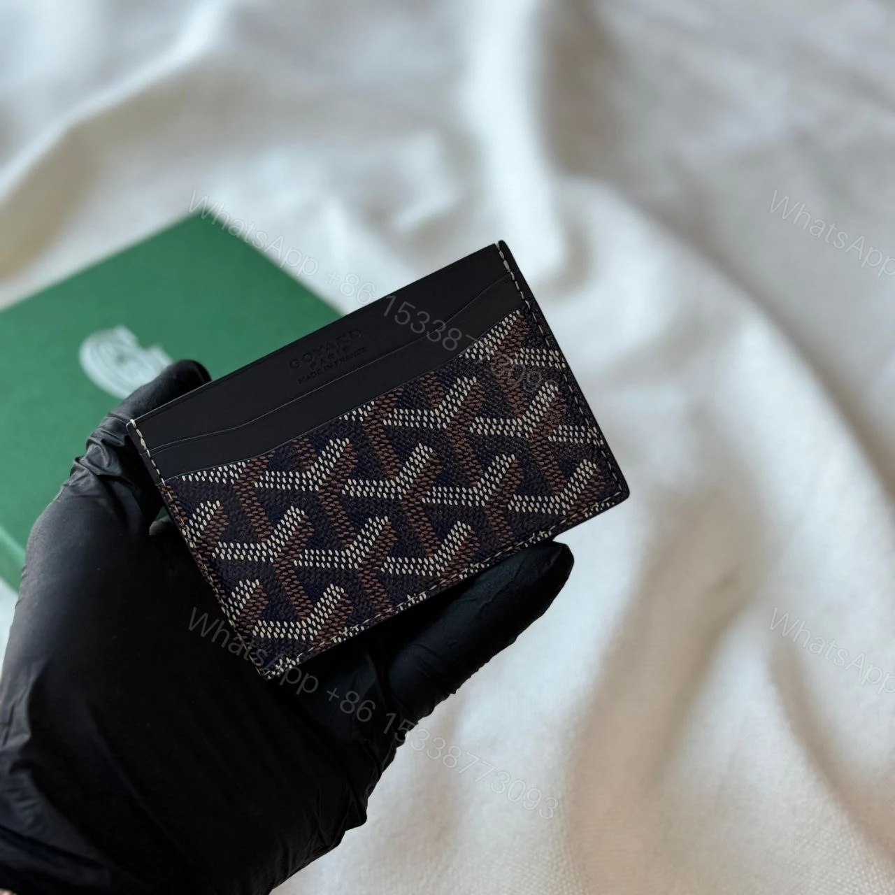 Saint-Sulpice Card Wallet Black Vauzelles Calfskin — view 1