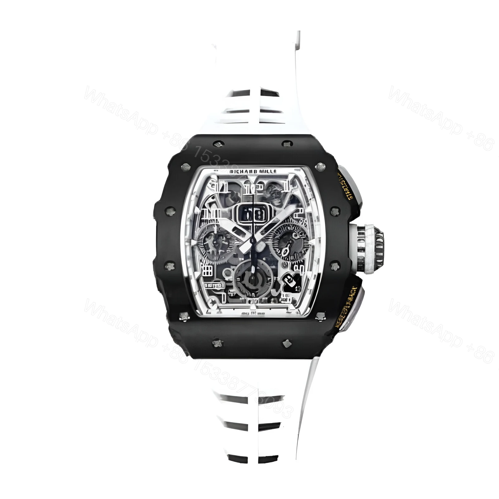 Richard Mille Titanium Black/White Replica — view 1
