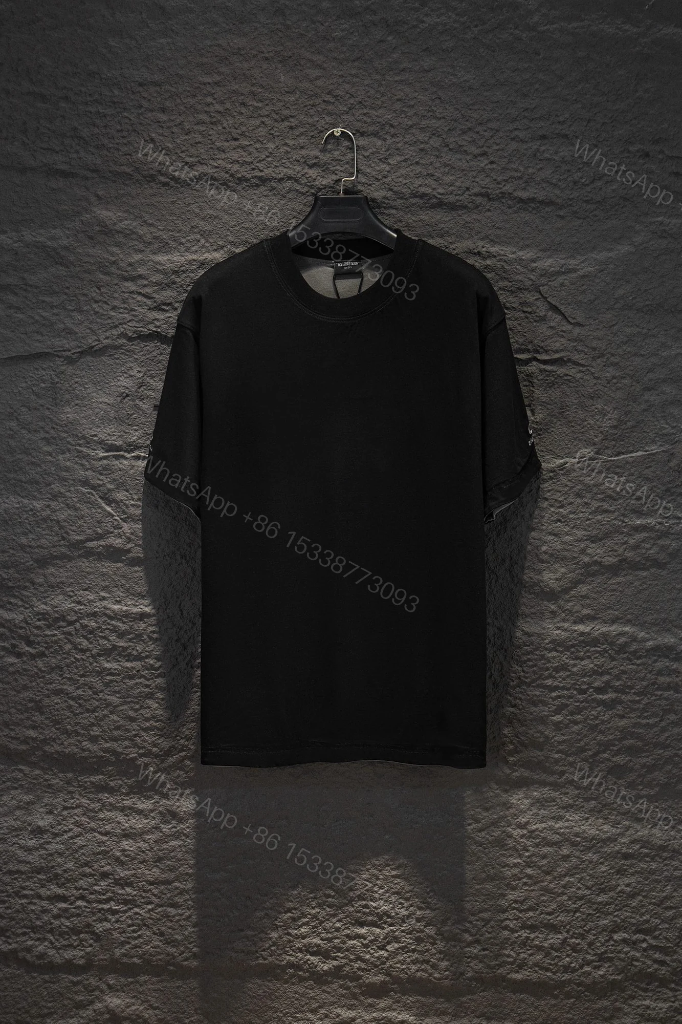 Balenciaga 原單 男款 極簡素面短袖T恤 寬鬆百搭休閒款 — view 1