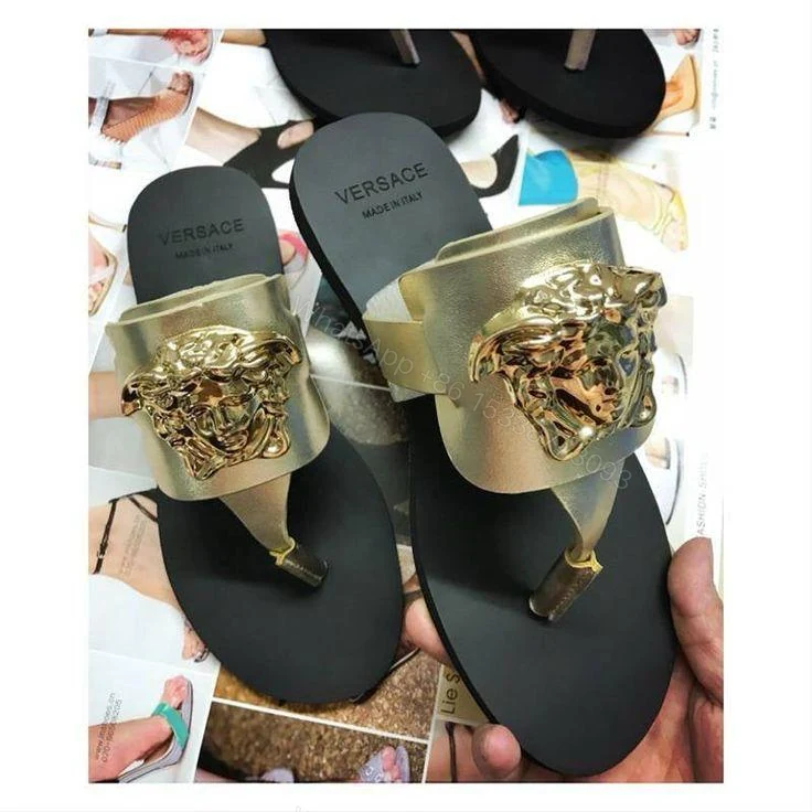 BUY FIRST COPY VERSACE TRENDY STYLISH FLATS FOR WOMEN — view 1