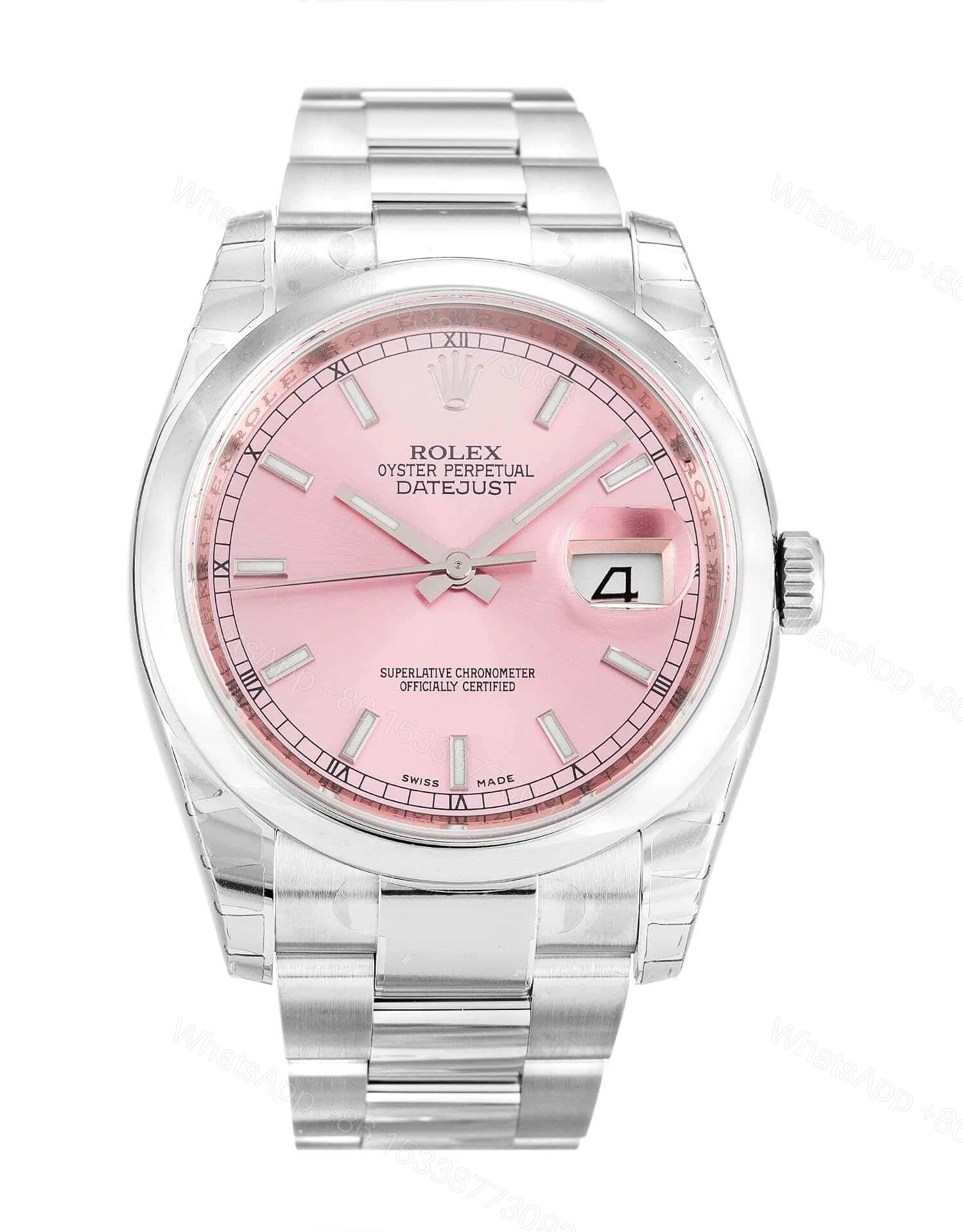ROLEX DATEJUST 116200 36MM PINK DIAL — view 1