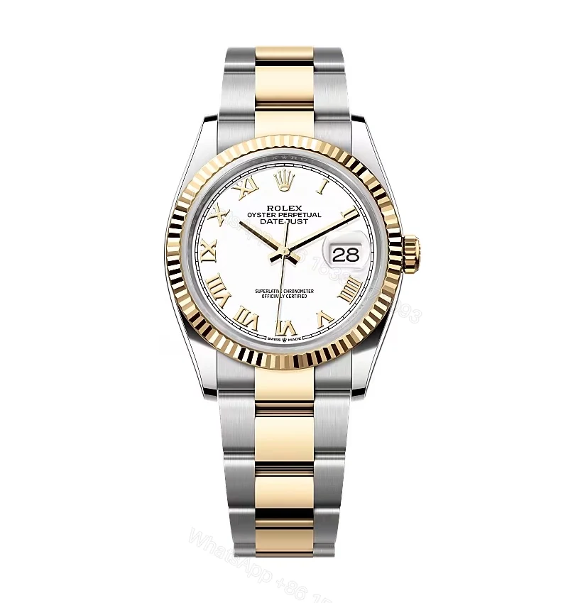 Rolex Datejust White Roman Dial 126233-0030 36 mm — view 1