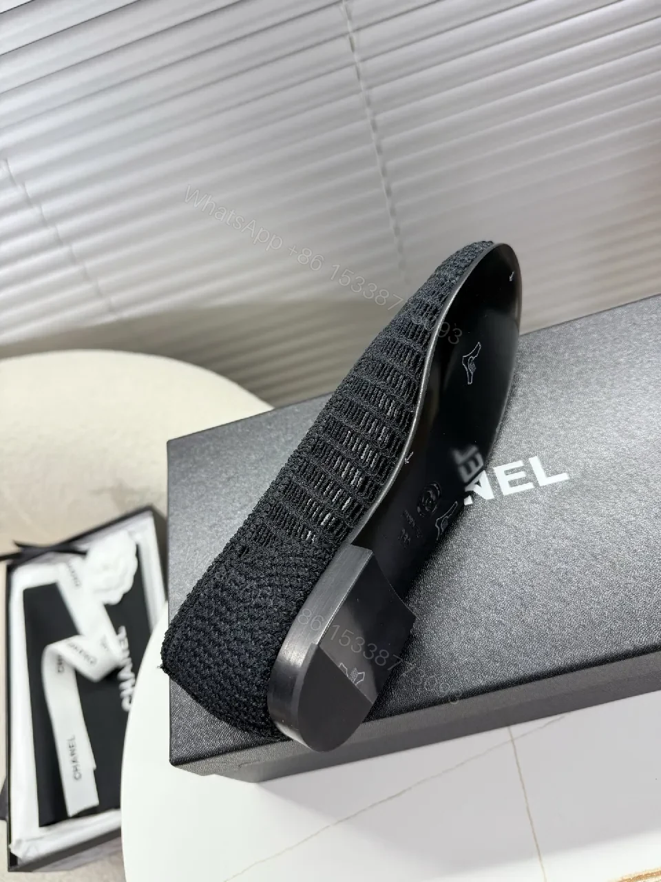 View 9 of Knit Slip-On Flats: Subtle Texture, Poised Comfort