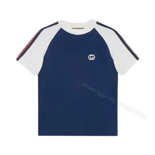 GUCCI COTTON JERSEY T-SHIRT WITH Yoke — view 1