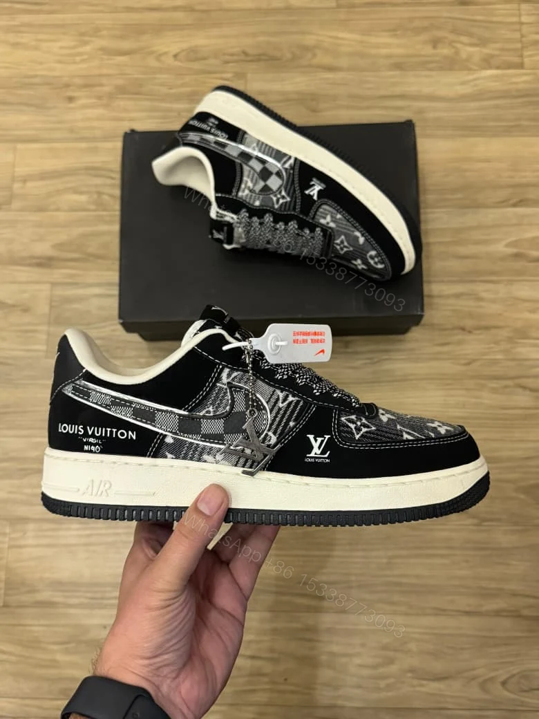 First Copy Nike Air Force 1 x Louis Vuitton Sneakers — view 1