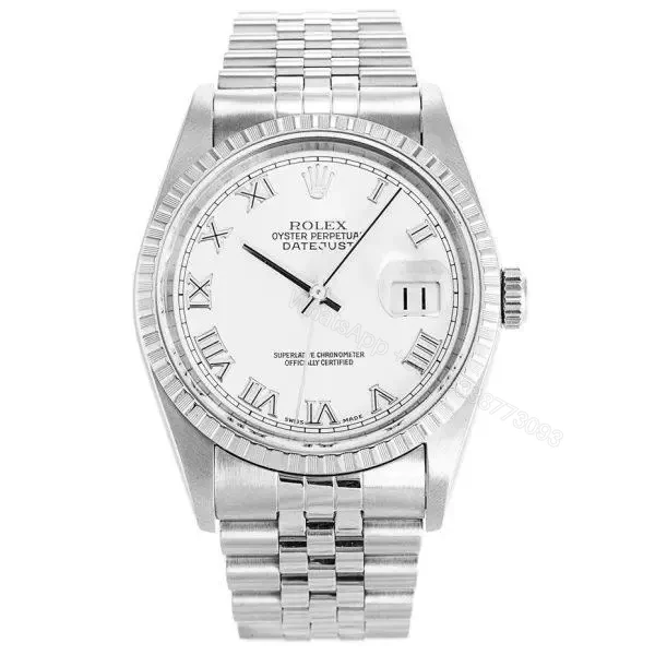 Replica Rolex Datejust White 16220 — view 1
