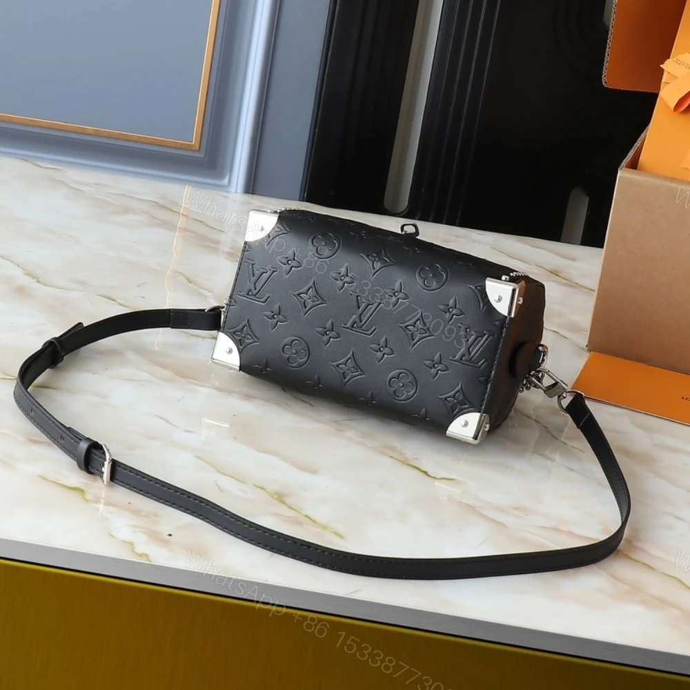 View 5 of Louis Vuitton Speedy 20 Trunk Bag Black 20Cm M14575