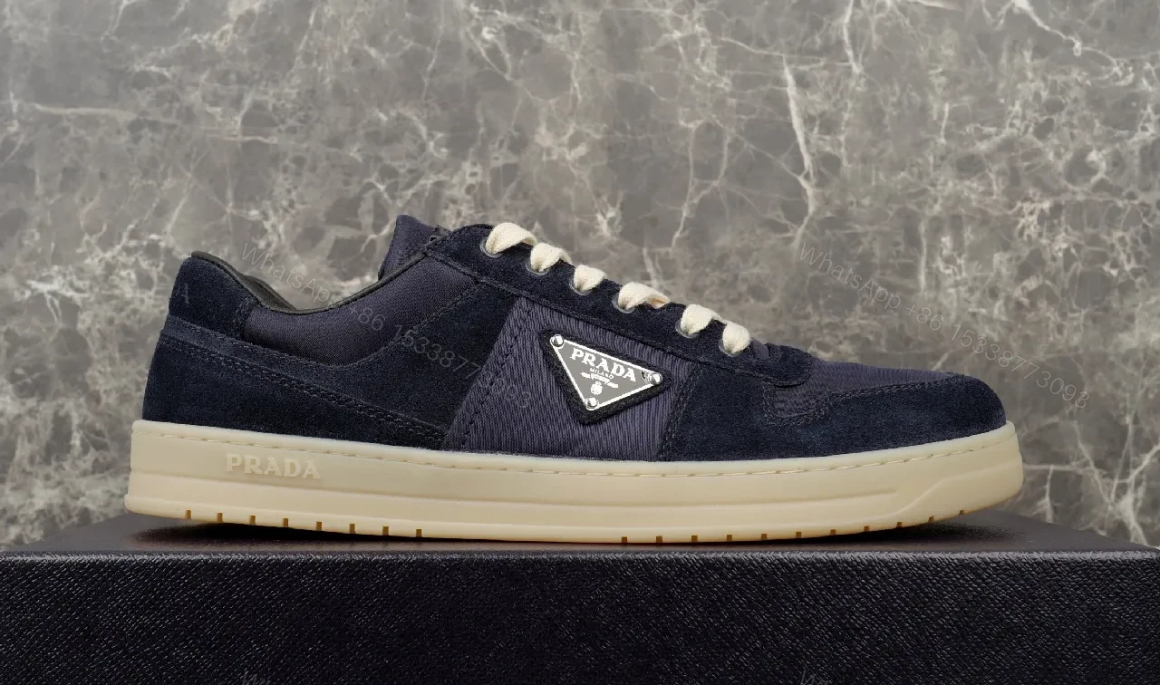 View 5 of Navy Textile Sneaker: Subtle Texture, All-Day Comfort