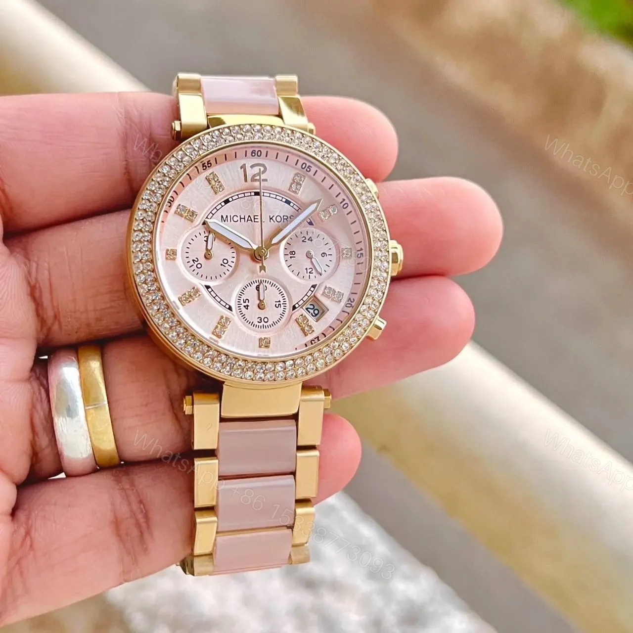 Michael Kors Pink & Gold — view 1