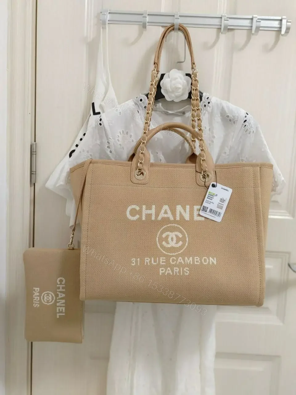 Chanel Small Deauville Shopping Bag — view 1