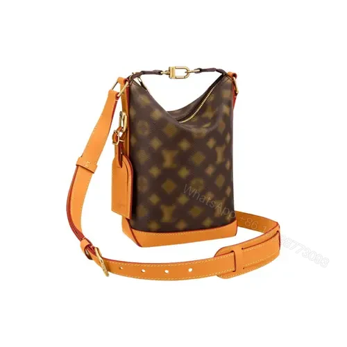LV Leather Unisex Street Style Bag — view 1