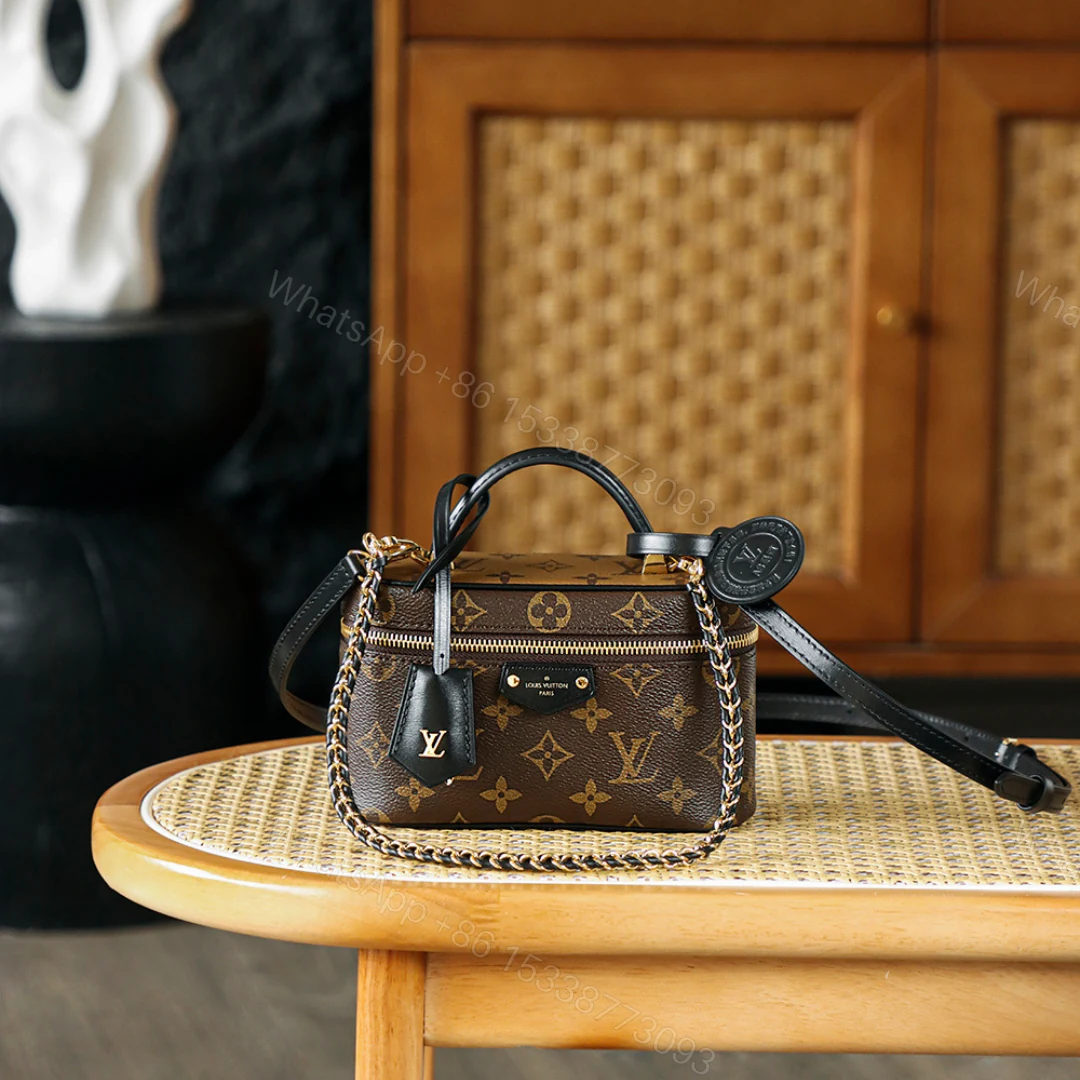 Louis Vuitton Vanity Chain Pouch in monogram coated canvas — view 1