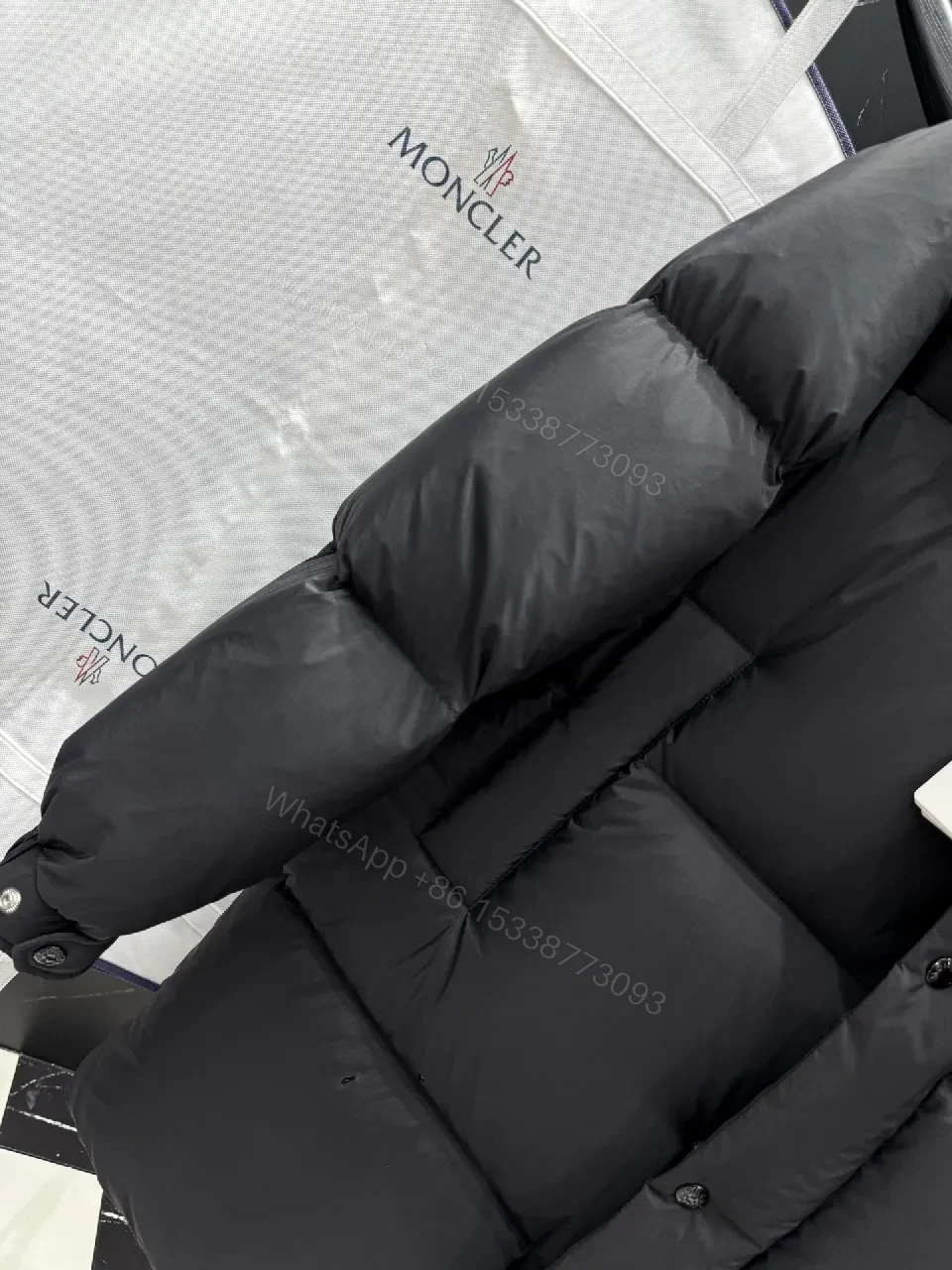 View 7 of Ultra-Soft Down Parka with Continental Hood – Luxury Quilted Puffer
