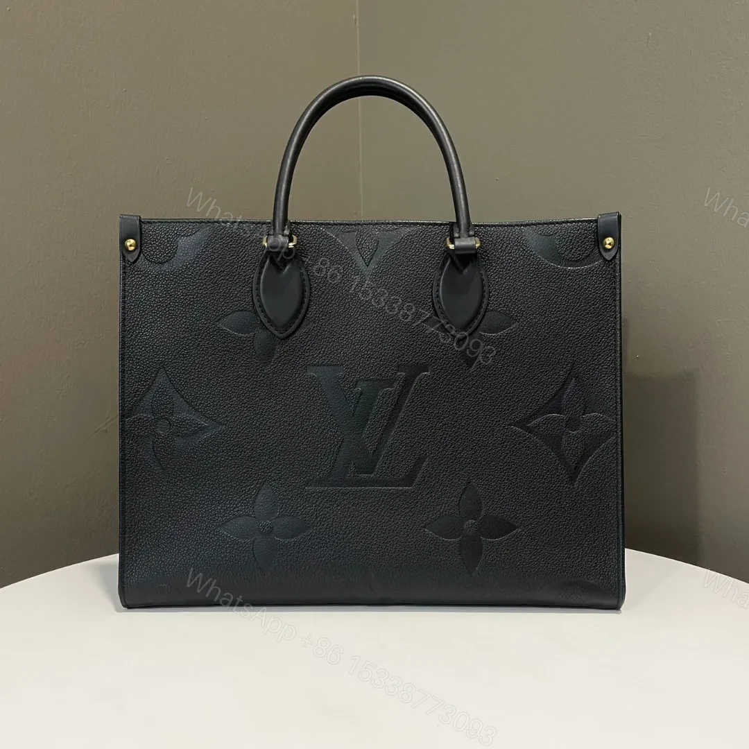 Louis Vuitton Black Empreinte Monogram Giant Onthego MM — view 1