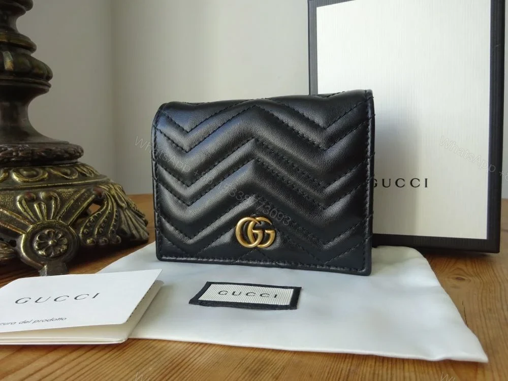 Gucci Leather Card Case Wallet — view 1